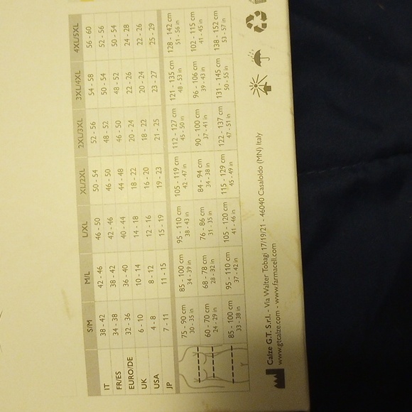 Farmacell high waist massage leggings black M/L - Picture 3 of 6